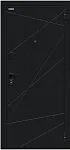 Дверь Браво Граффити-5/SBlack Букле черное/Look Art DIS007411 фото